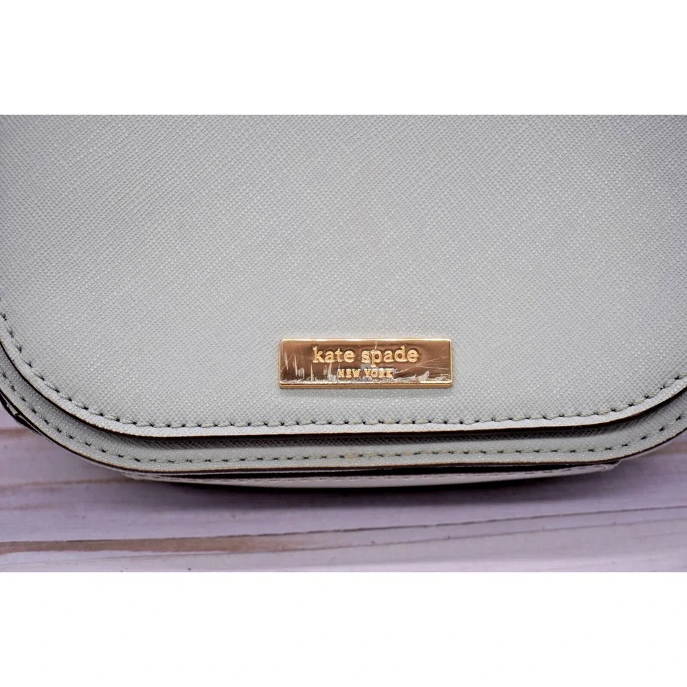 Kate Spade Crossbody Purse Blueish Gray